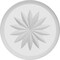 Ekena Millwork Standard Grayson Flower Rosette With Rounded Edge, 3"W x 3"H x 3/4"P ROSP030X030X075GRY11 - alternate 3